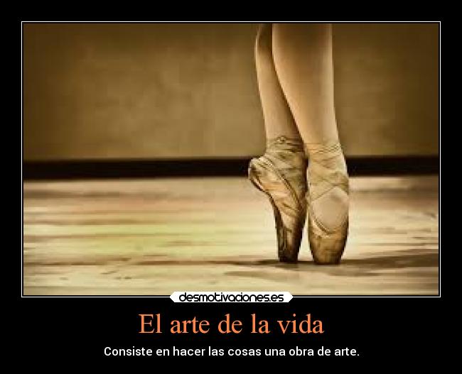 El arte de la vida -