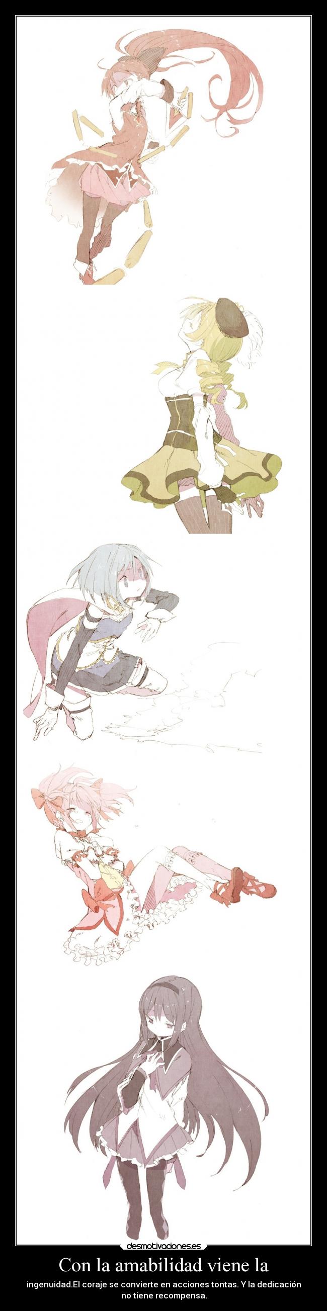 Con la amabilidad viene la -