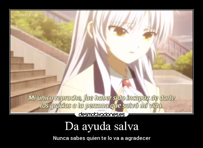 Da ayuda salva -