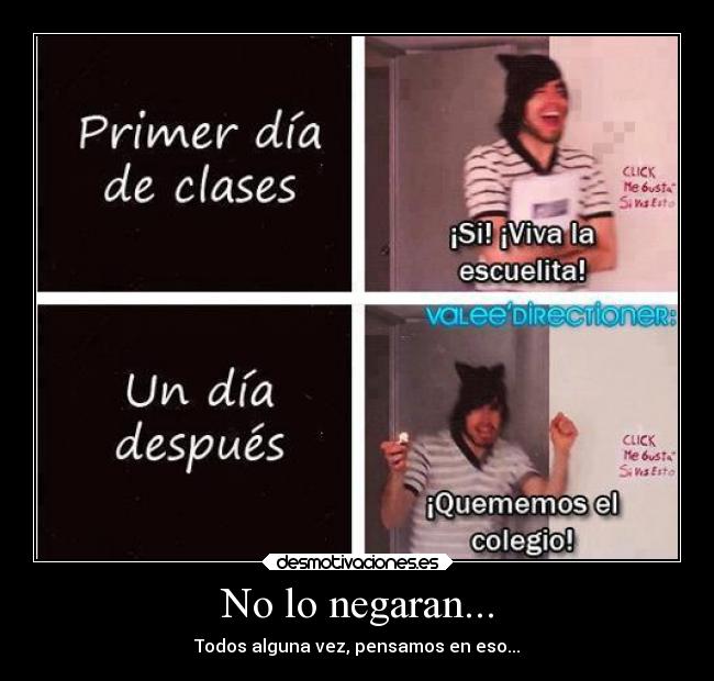No lo negaran... - 