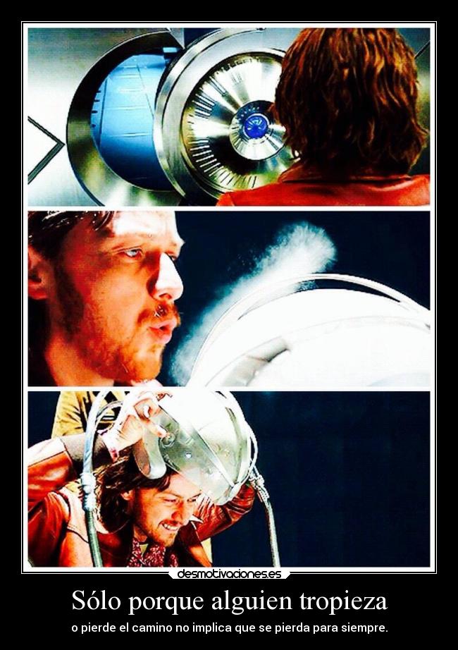 Sólo porque alguien tropieza - o pierde el camino no implica que se pierda para siempre.