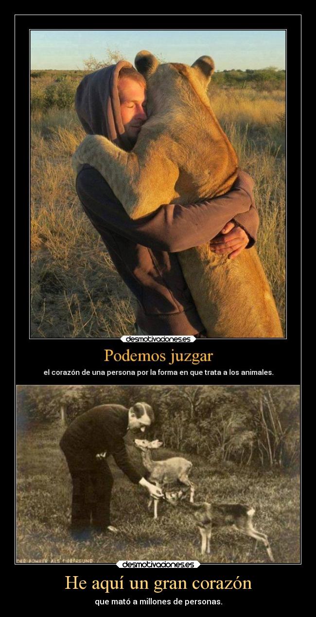 He aquí un gran corazón - que mató a millones de personas.