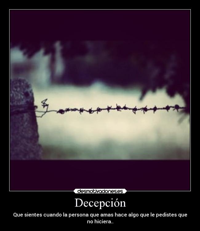 Decepción - 