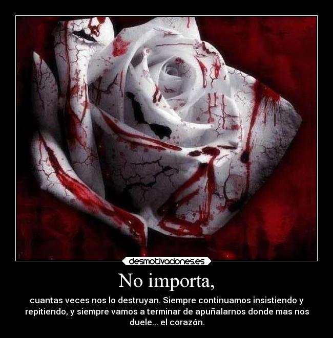 No importa, - 