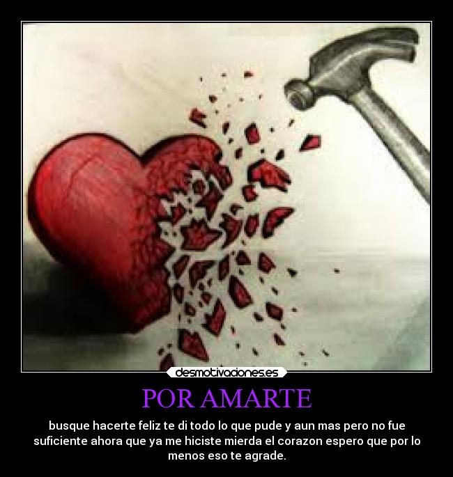 POR AMARTE -
