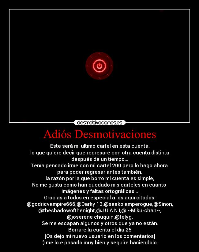 carteles desmotivaciones alegria adios demos muajajajjaa desmotivaciones