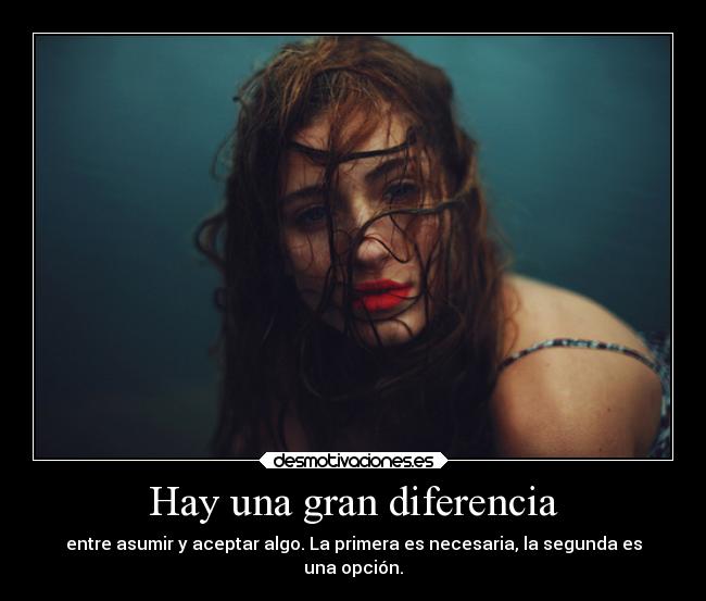 Hay una gran diferencia - 