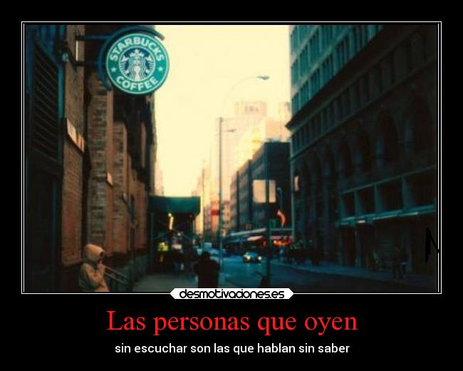 Las personas que oyen - 
