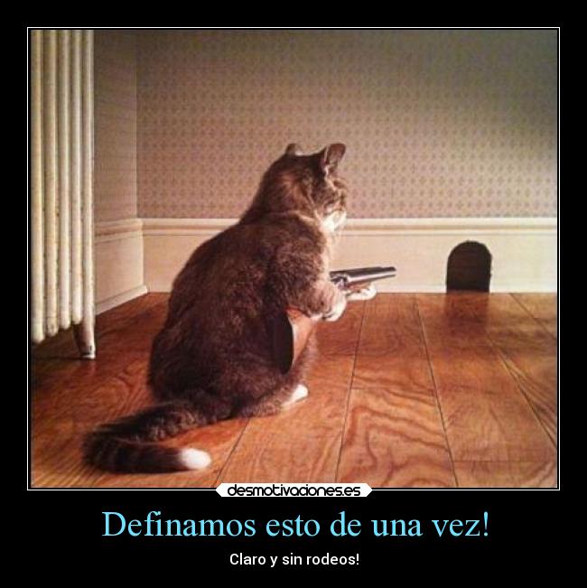 Definamos esto de una vez! -