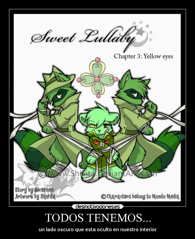 TODOS TENEMOS... - un lado oscuro que esta oculto en nuestro interior