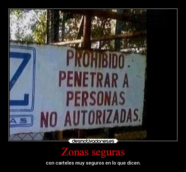 Zonas seguras -