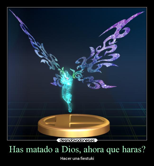 carteles dios videojuegos tabuu smash brawl desmotivaciones