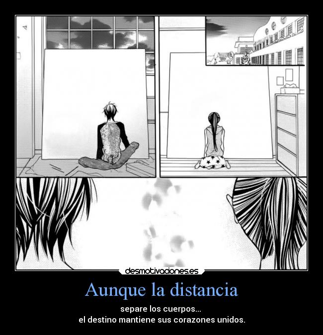 carteles distancia distancia destino corazon confianza ausencia anime amor alma desmotivaciones