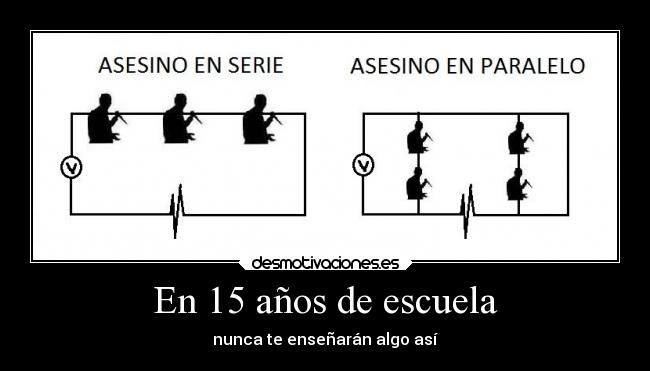 En 15 años de escuela -