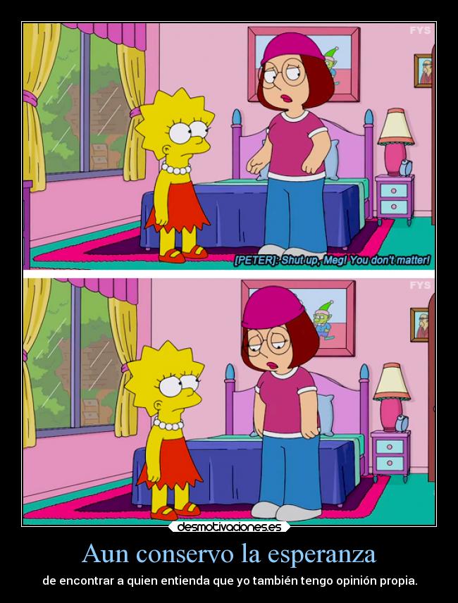 Aun conservo la esperanza -