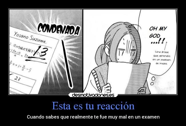 Esta es tu reacción - 