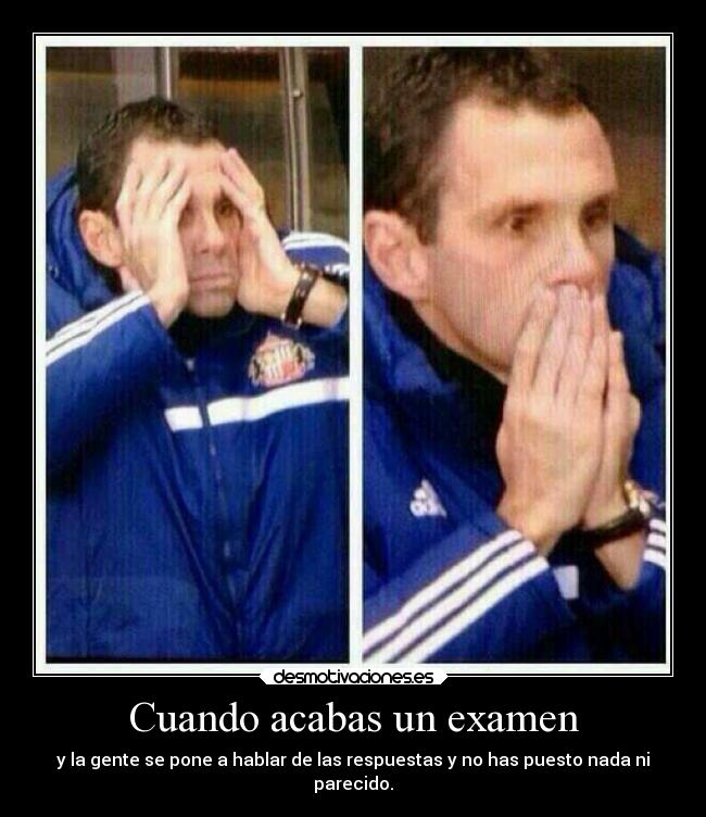 carteles examenes desmotivaciones