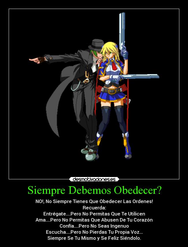 Siempre Debemos Obedecer? -