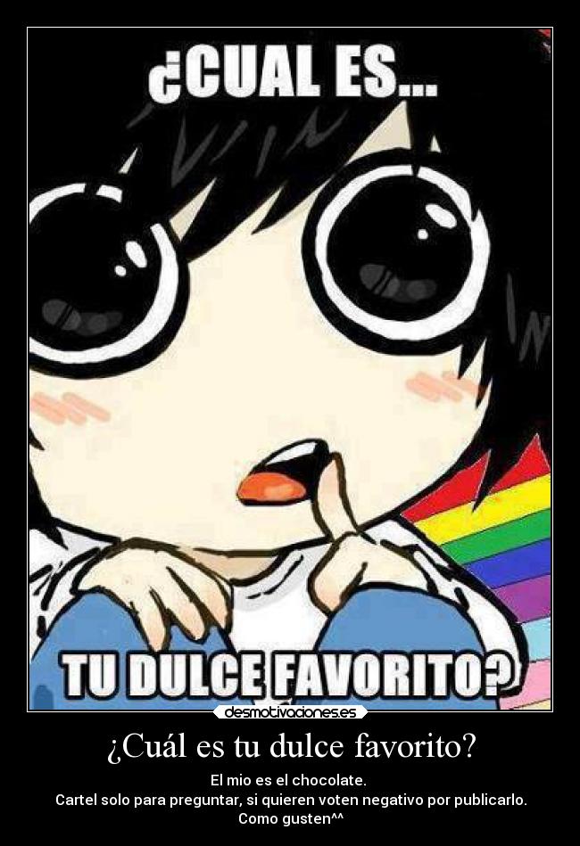¿Cuál es tu dulce favorito? - 