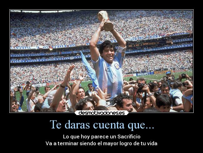 carteles futbol d10s maradona argentina diegomaradona mundial86 mundial desmotivaciones
