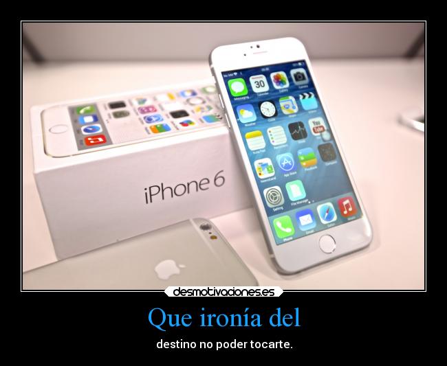 carteles graciosas chiste iphone6 desmotivaciones