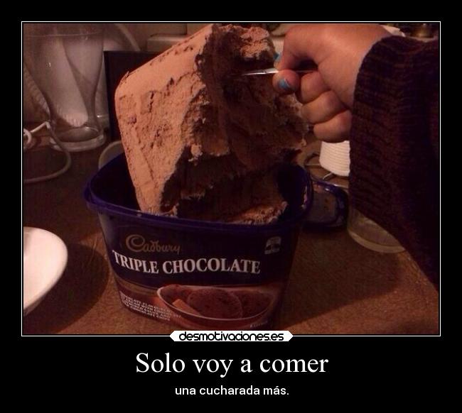 Solo voy a comer - 