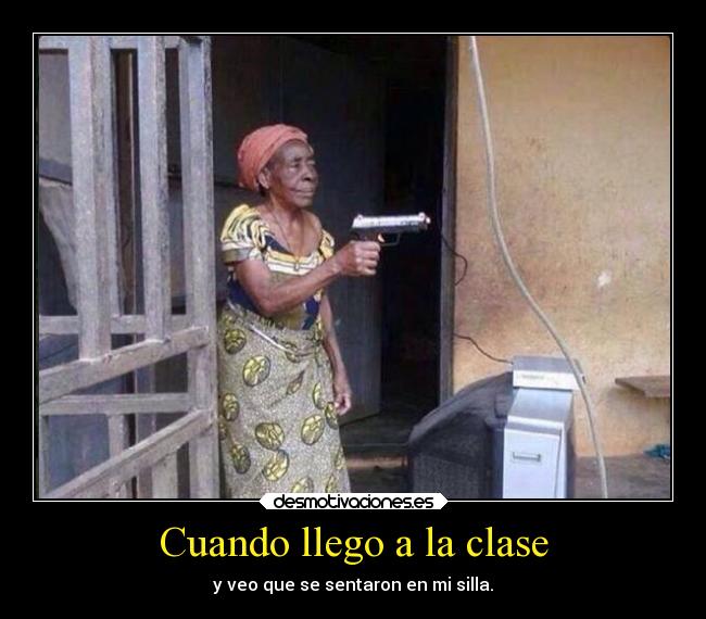 Cuando llego a la clase - 