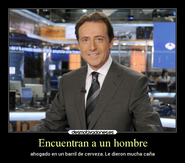 Encuentran a un hombre - ahogado en un barril de cerveza. Le dieron mucha caña