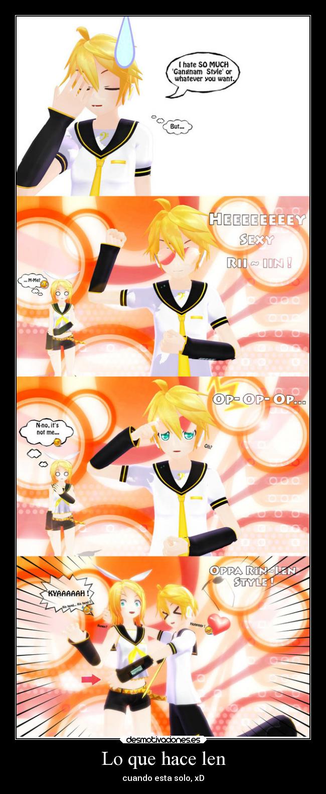 Lo que hace len - cuando esta solo, xD