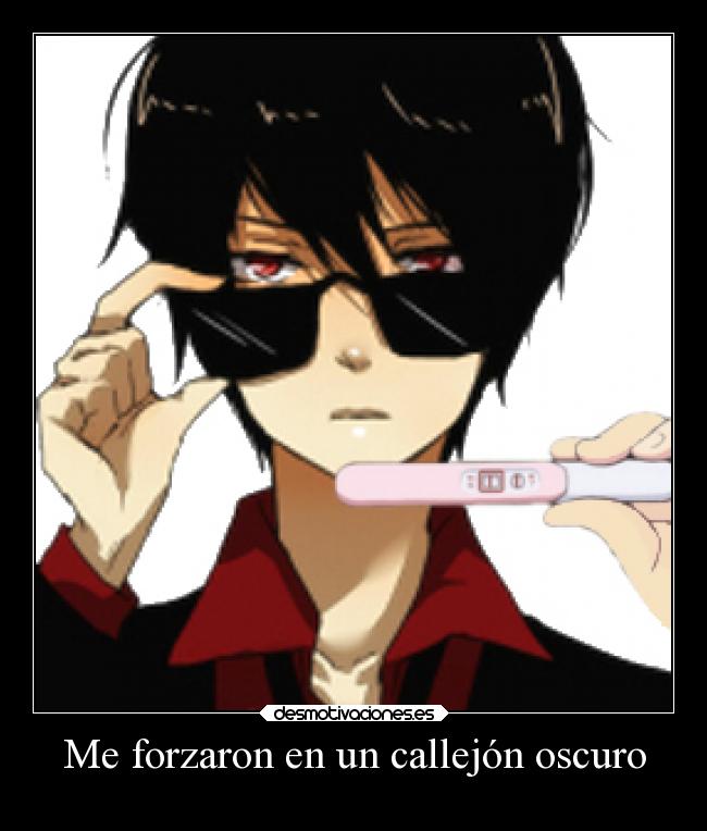 carteles humor anime raptorhunters harukaze manga otaku orion1 bebe test violacion soyelmejor editaopomi jaja desmotivaciones