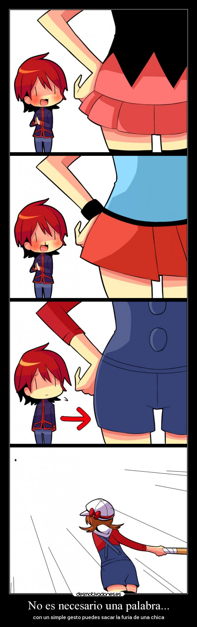 No es necesario una palabra... - 