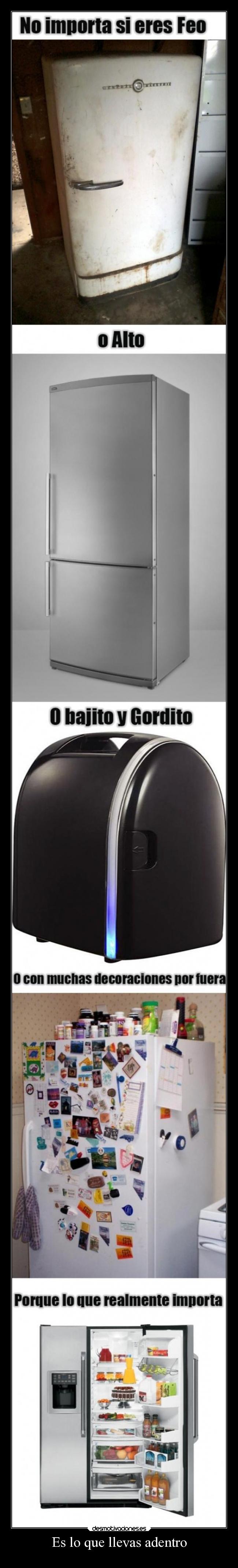 carteles humor sociedad nevera interior exterior desmotivaciones