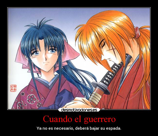 carteles ideas anime samuraix desmotivaciones