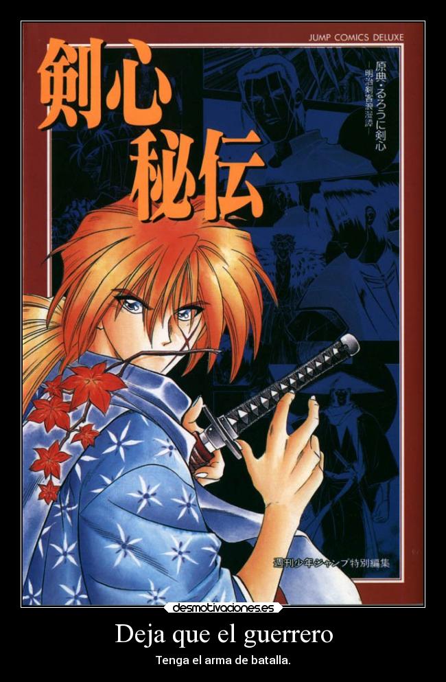 carteles ideas anime samuraix desmotivaciones