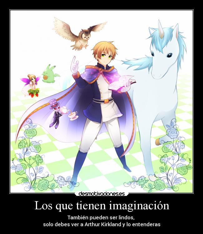 carteles imaginacion anime desmotivaciones