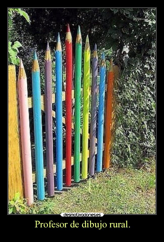 Profesor de dibujo rural. - 