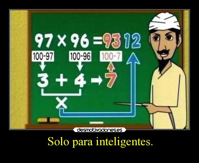 Solo para inteligentes. - 