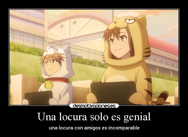 Una locura solo es genial -