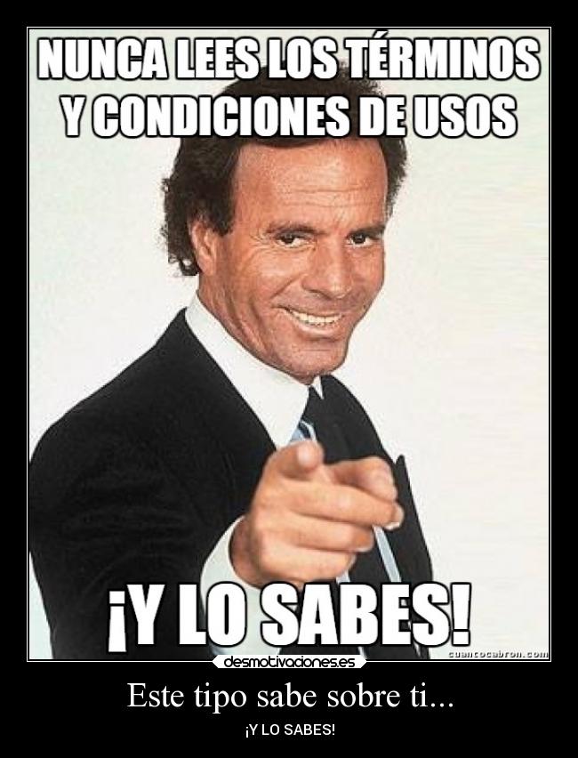 Este tipo sabe sobre ti... - ¡Y LO SABES!