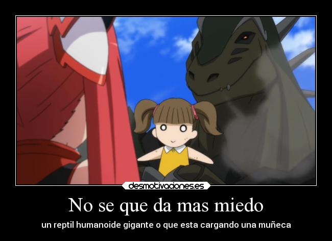 carteles miedo anime vida humor otaku manga comedia ore twintail narimasu desmotivaciones