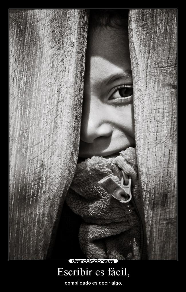 Escribir es fácil, - 