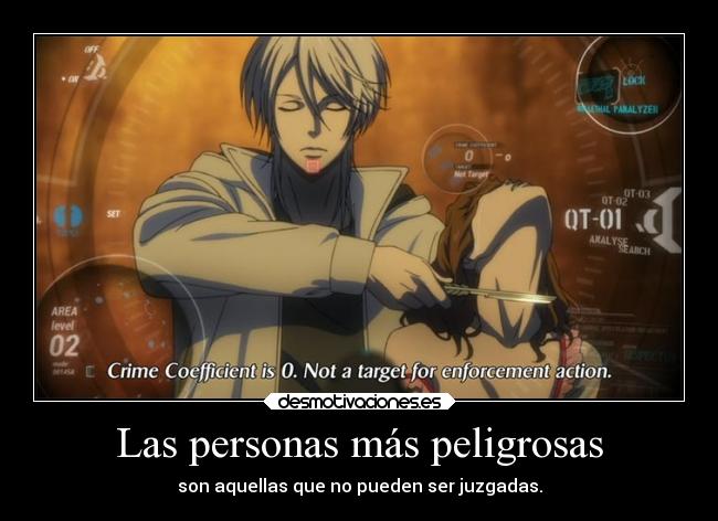 carteles mundo anime raptorhunters harukaze manga psychopass pasycho pass makishima shougo justicia peligro desmotivaciones