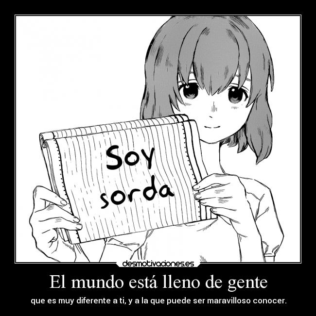 El mundo está lleno de gente -