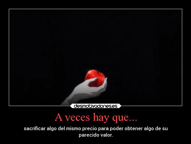 A veces hay que... - 