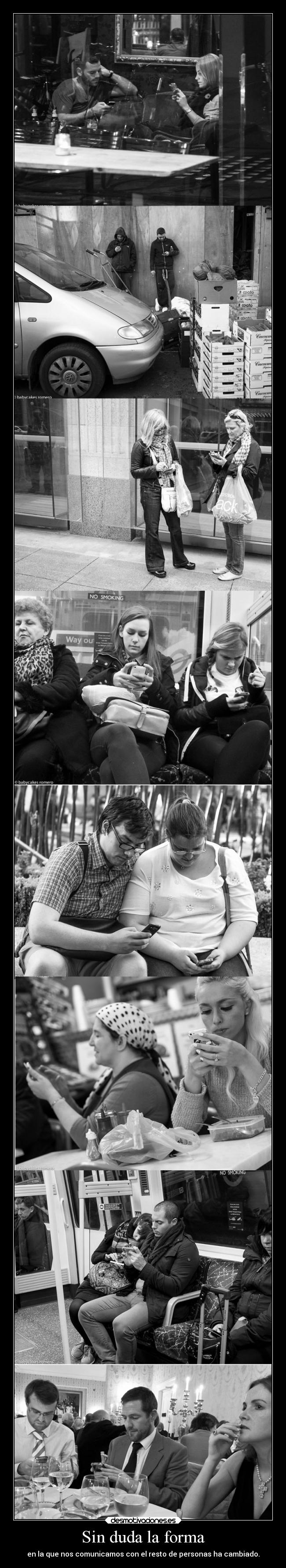 carteles mundo trabajo tecnologia maqueta celulares comunicacion cambio forma desarrolado labuenabibra lll desmotivaciones