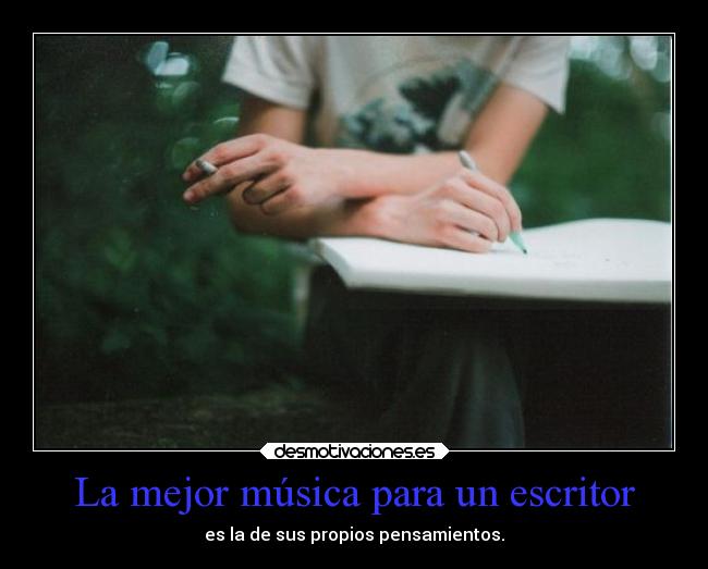 La mejor música para un escritor -