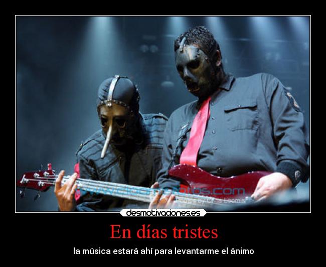 carteles musica rock paul gray desmotivaciones