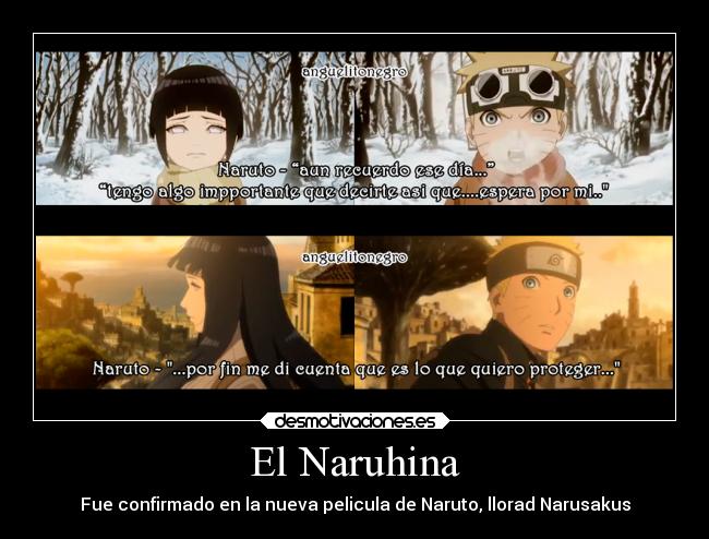 El Naruhina - Fue confirmado en la nueva pelicula de Naruto, llorad Narusakus
