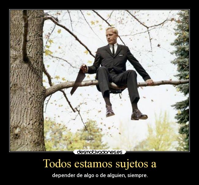 carteles naturaleza sentimientos vida mundo objetos personas materialismo dependencia arbol sierra desmotivaciones