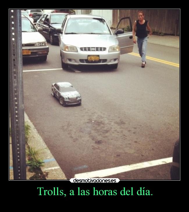 Trolls, a las horas del día. - 